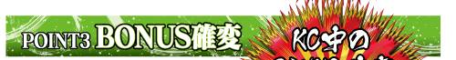 POINT3 BONUS確変